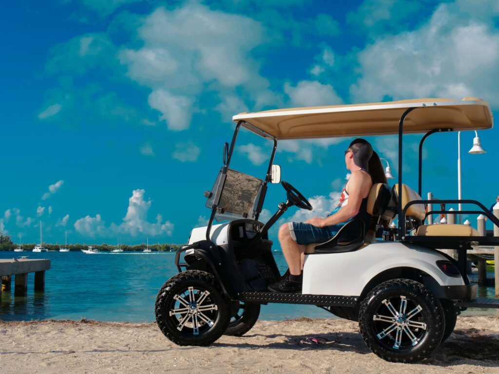 Key West 4-Seater EZGO Golf Cart Rental Image 2