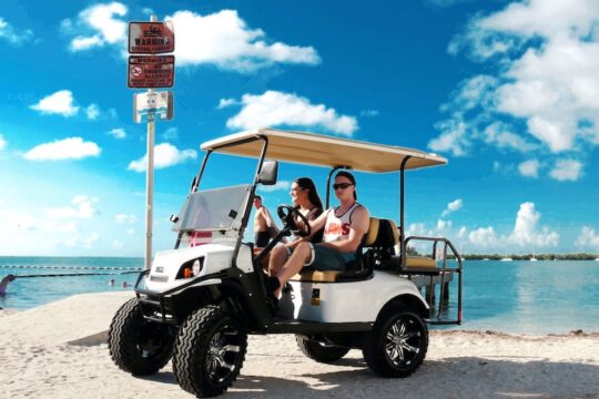 Key West 4-Seater EZGO Golf Cart Rental